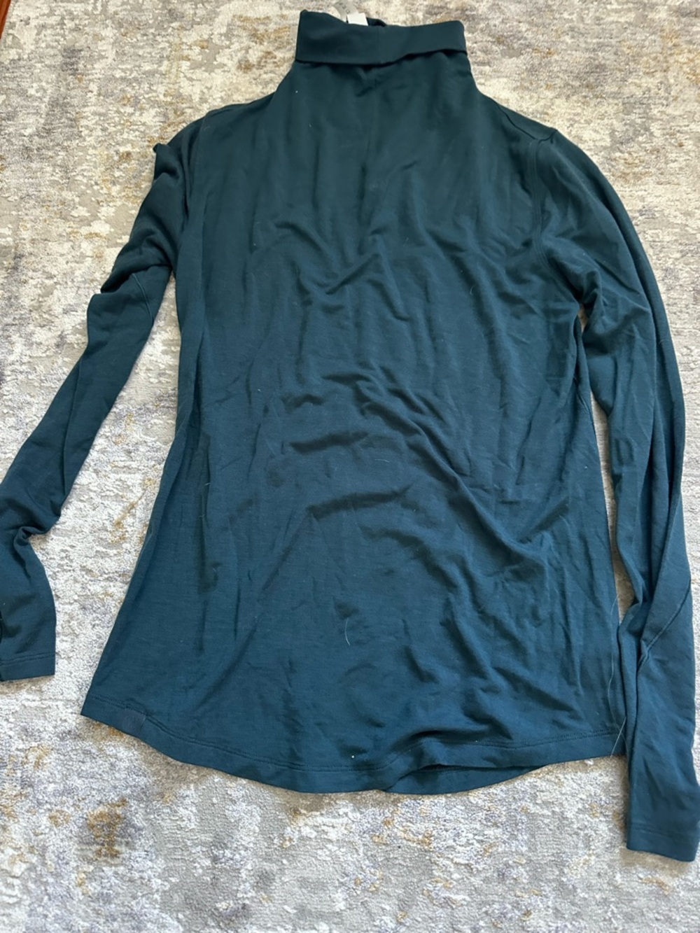 lululemon athletica Dark Green Turtleneck Long Sleeve Top